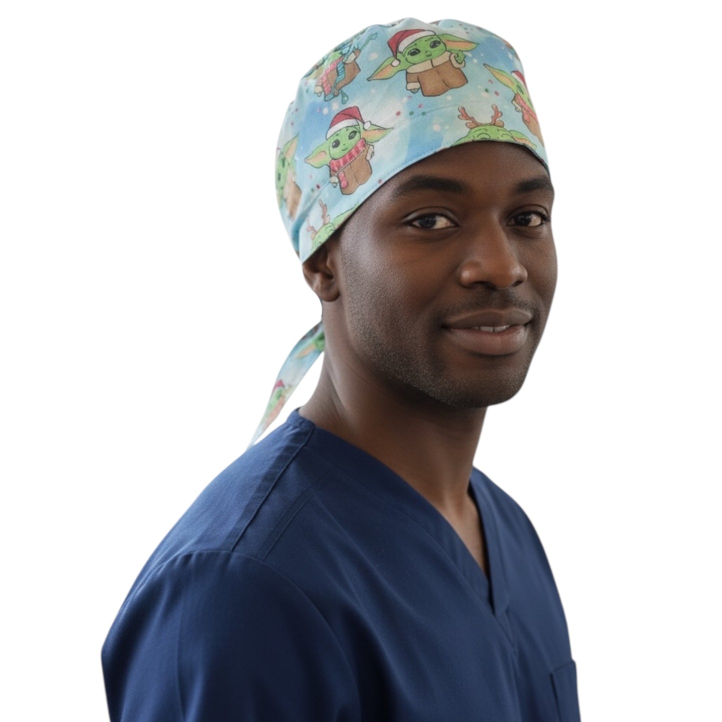 Australian Made Scrub Cap- Christmas Baby Yoda