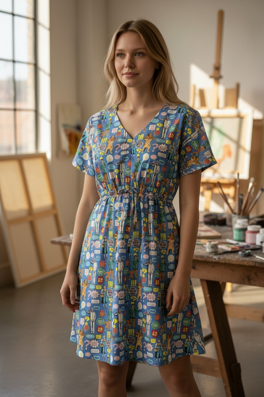 Australian Made Sweetheart Dress- Wizard Oz