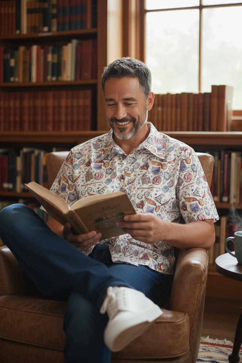 Button Shirt- Potter Icons