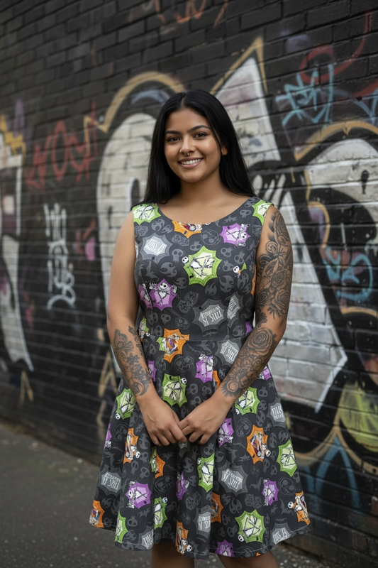 KC Dress- NBC Spiderwebs