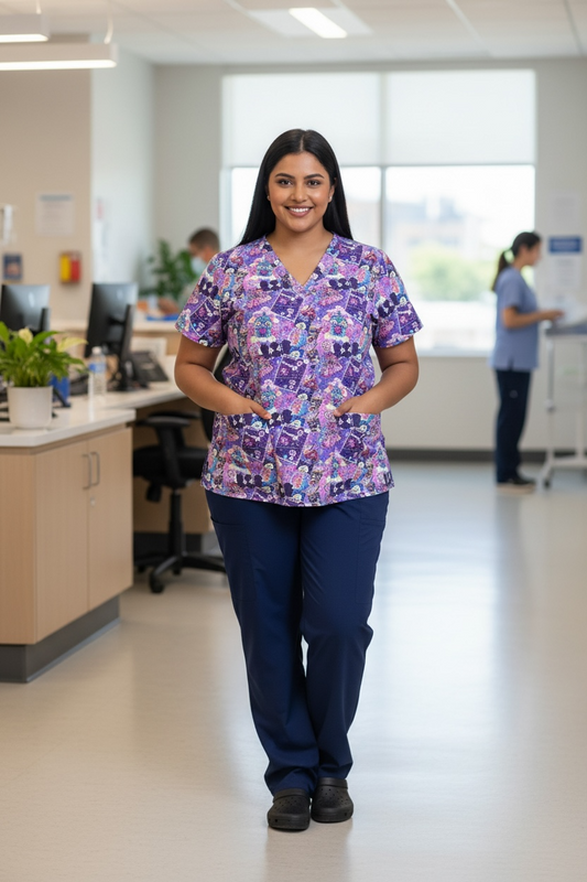 Australian Made Scrub Top- K-pop Hunters