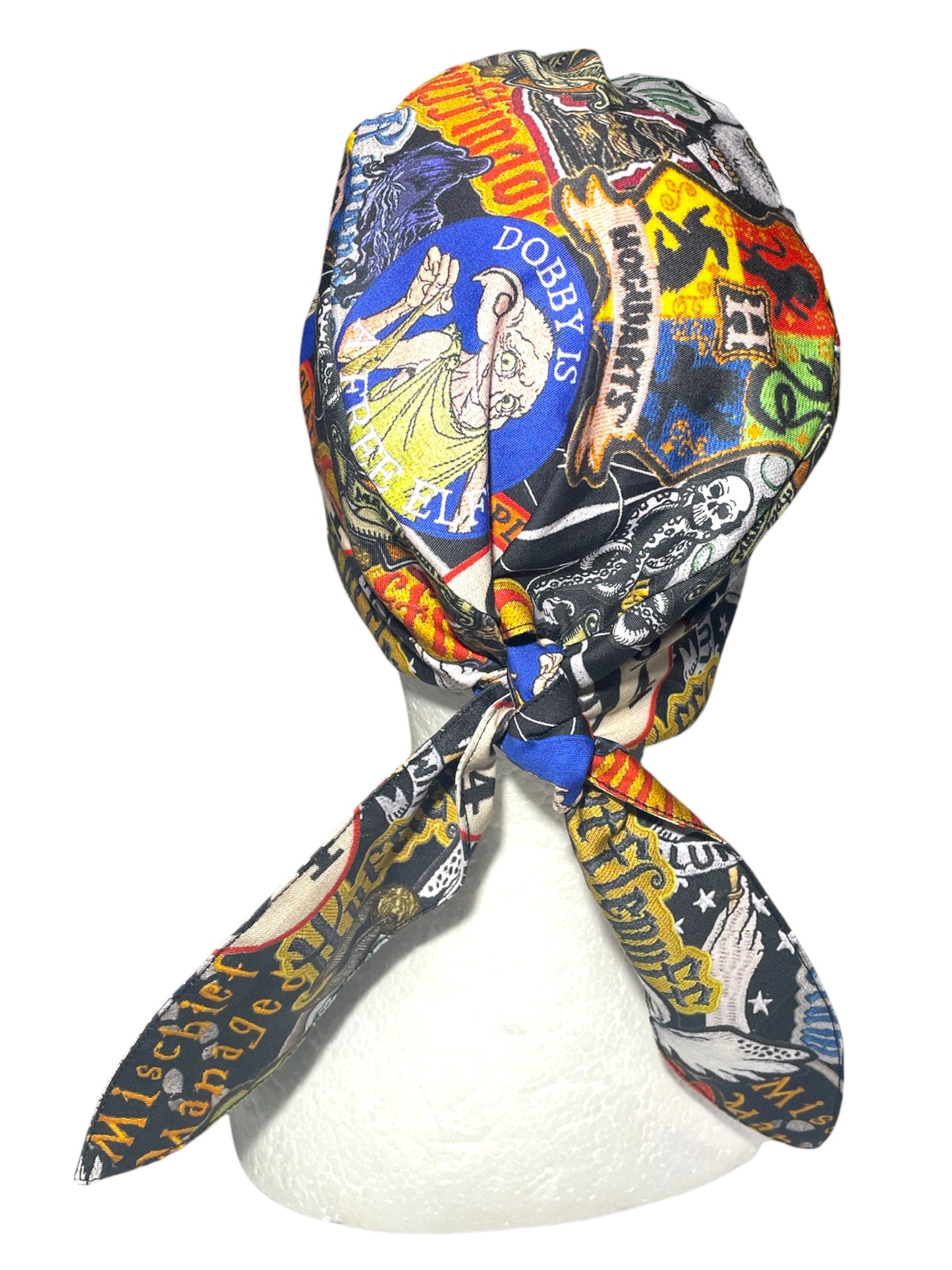 Australian Made Scrub Cap- Harry Potter Patches