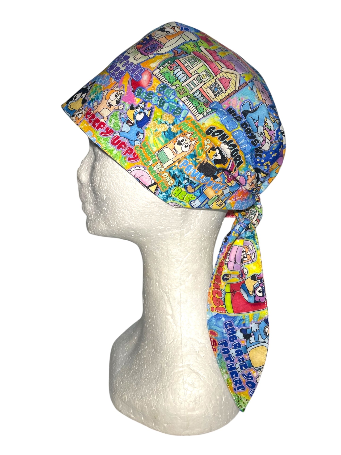 Australian Made Scrub Cap- Bluey Family