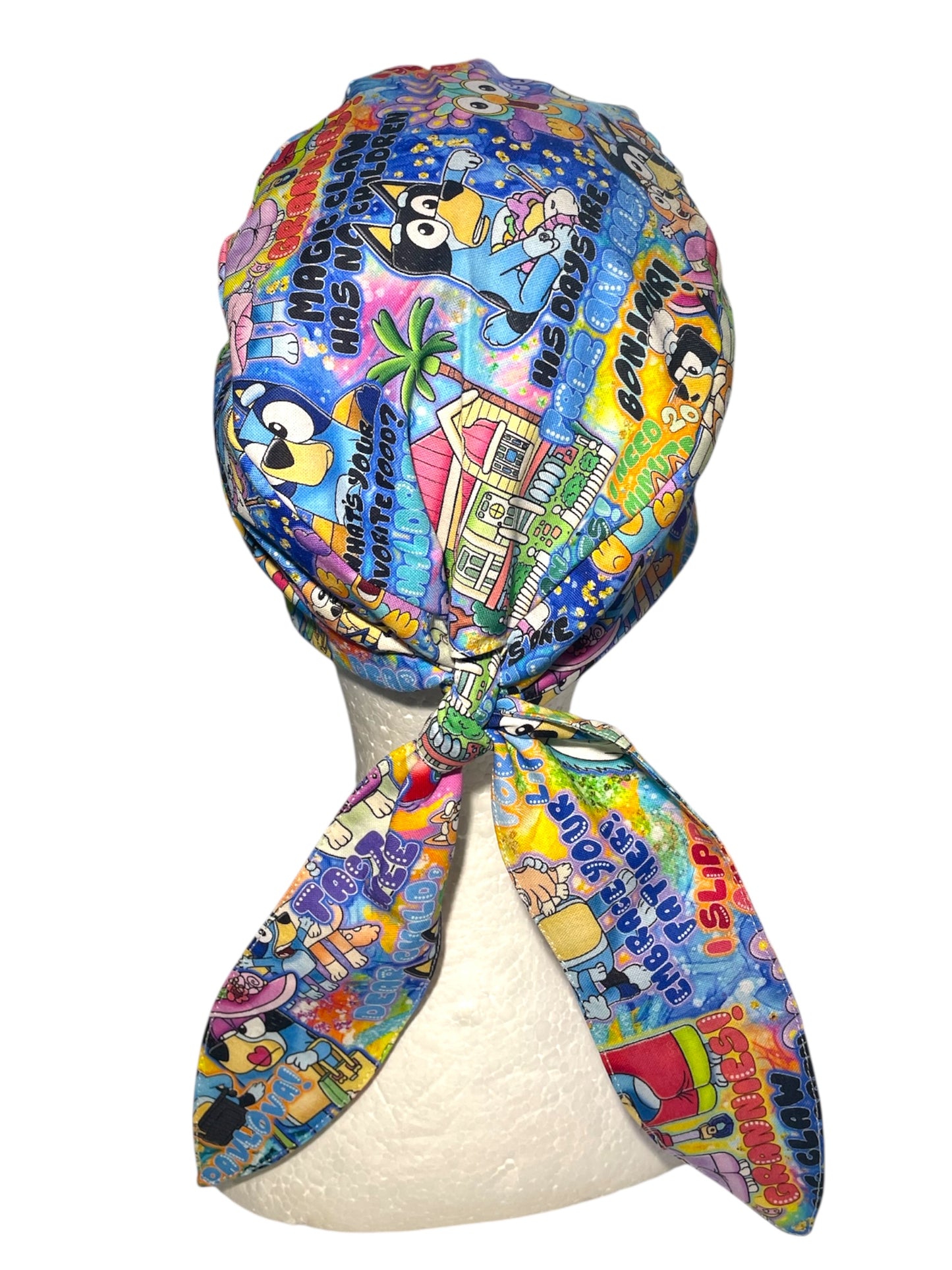 Australian Made Scrub Cap- Bluey Family