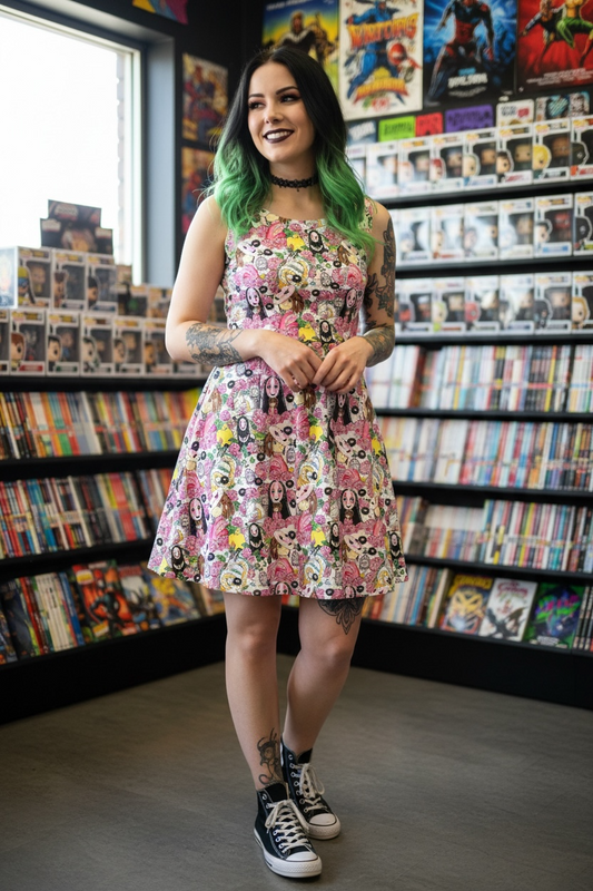 Australian Made KC Dress- Studio Ghibli