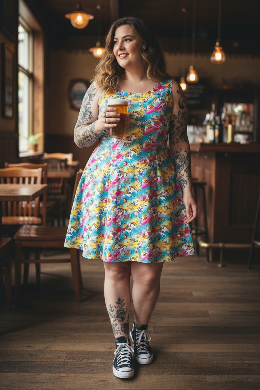 Australian Made KC Dress- RainbowBrite