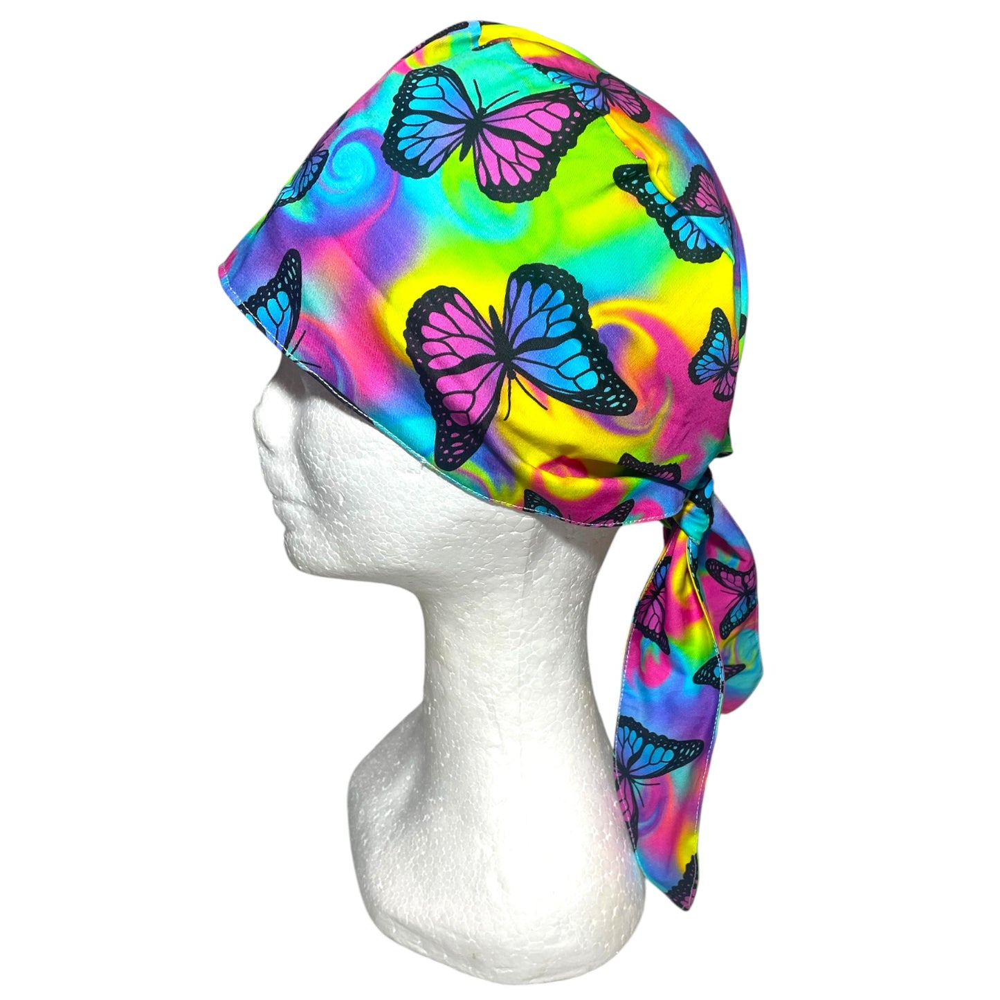 Scrub Cap- Rainbow Butterflies