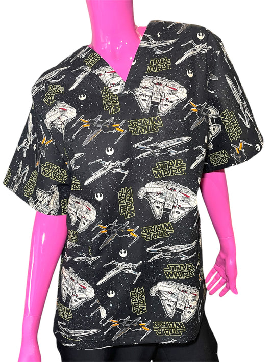 Scrub Top- StarWars Ships