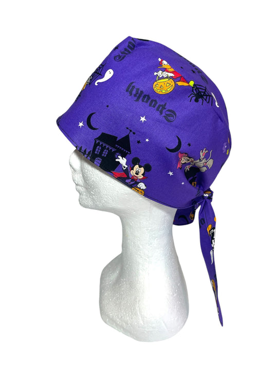 Scrub Cap- Spooky mouse Halloween